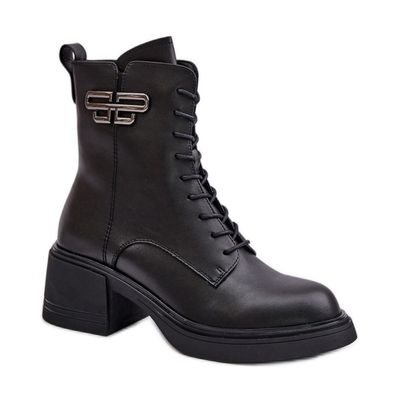 Step in style Boty Model Vinceza 66682 Black - Krok ve velkém stylu černá