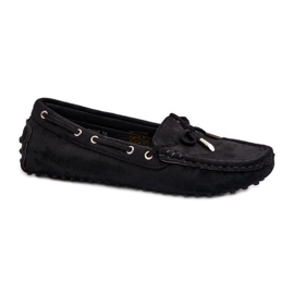 Step in style Mokasíny Model Anemilda ZK090 Black - Krok ve velkém stylu černý