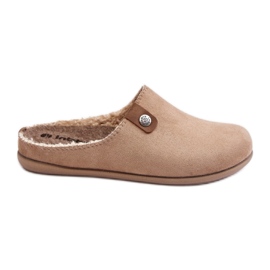 Step in style Pantofle Model Inblu GF000011 Beige - Krok ve velkém stylu béžový Step in style Pantofle Model Inblu GF000011 Beige - Krok ve velkém stylu béžový