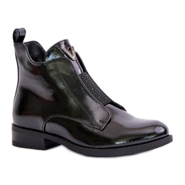 Step in style Model S.Barski HY42-120 Černé kozačky - Krok ve stylu černý