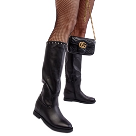 Step in style Boty Model Bevitis HQ5027 Black - Krok ve velkém stylu černý