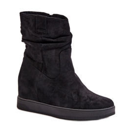 Step in style Boty Model Zinradea MS35012 Black - Krok ve velkém stylu černý