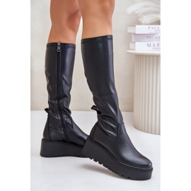 Step in style Boty Model Vinceza 58342 Black - Krok ve velkém stylu černý