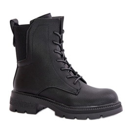 Step in style Workers Model Leairae RMR2221-24 Black - Krok ve velkém stylu černý