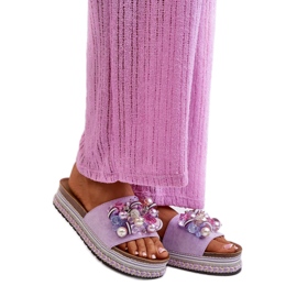 Step in style Sandálové žabky Model S.Barski HY077 Violet - Krok ve velkém stylu fialová