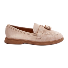 Step in style Mokasíny Model Dansitu N22-992 Béžová - Krok ve stylu béžový