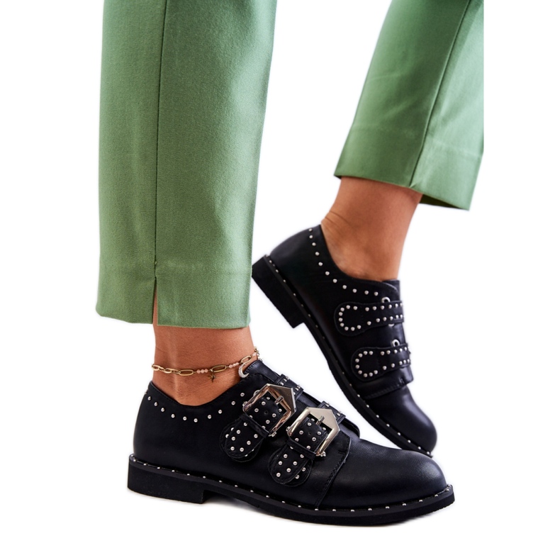 Step in style Boty Model Lu Boo XW37311 Black Leather - Krok ve stylu černá