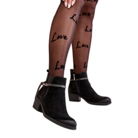 Step in style Boty Model Zazoo 60478 Black - Krok ve velkém stylu černý