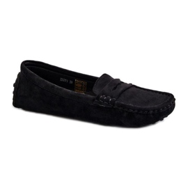 Step in style Mokasíny Model Adelmarie ZK091 Black - Krok ve velkém stylu černý