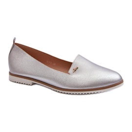 Step in style Mokasíny Model Enzla W-98 Silver - Krok ve stylu šedá