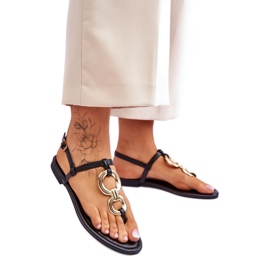 Step in style Sandály Model Keep Going 7929 Black - Krok ve velkém stylu černý