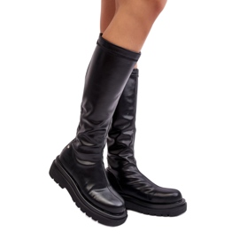 Step in style Model Goe MM2N4068 Černé boty - Krok ve velkém stylu černý