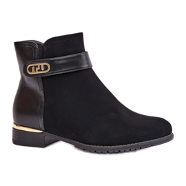 Step in style Boty Model Ravasira K-99213 Black - Krok ve velkém stylu černý