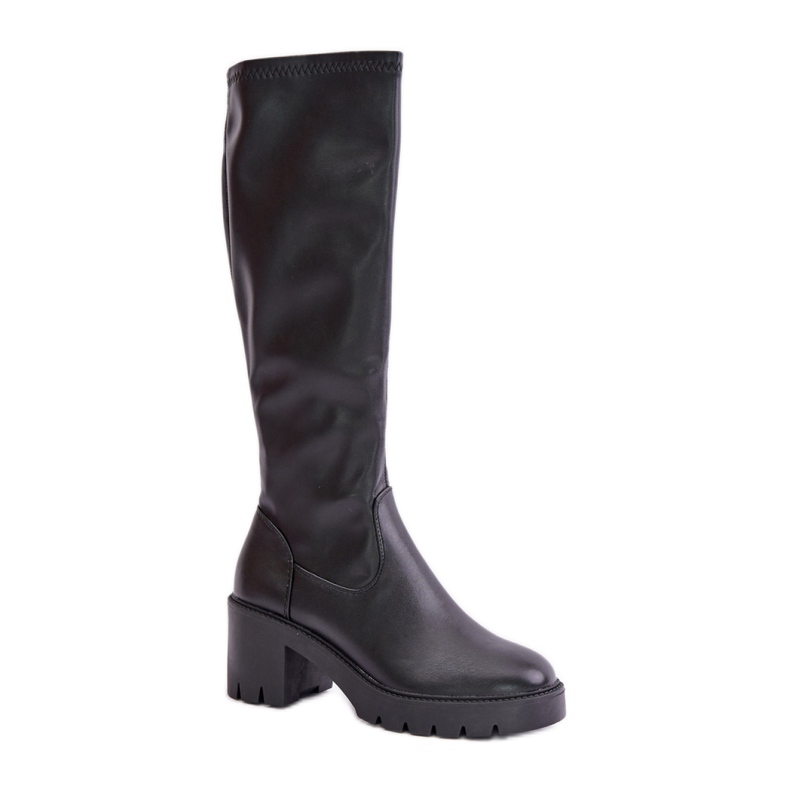 Step in style Boty Model Vinceza 58332 Black - Krok ve velkém stylu černá