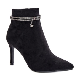 Step in style Boty Model Vinceza 16469 Black - Krok ve velkém stylu černý