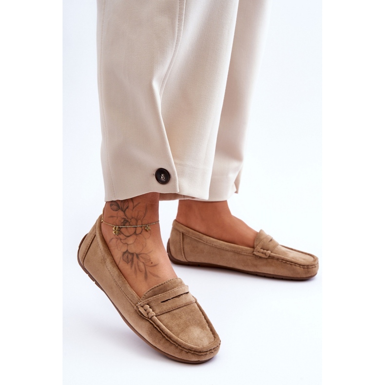 Step in style Mokasíny Model Lenvie FT245 Brown - Krok ve velkém stylu hnědý