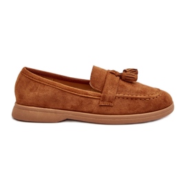 Step in style Mokasíny Model Dansitu N22-992 Camel - Krok ve velkém stylu hnědý