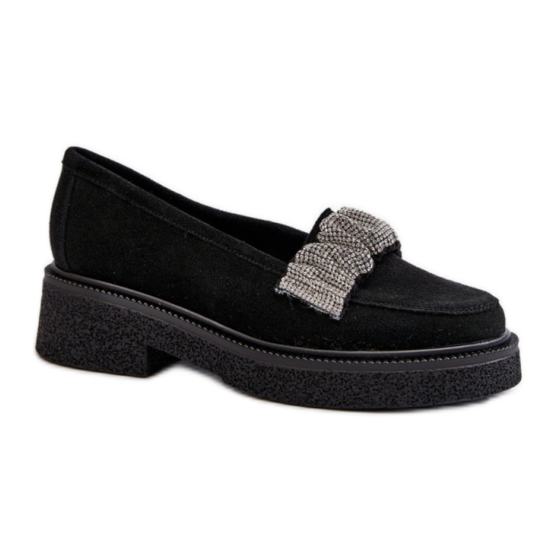 Step in style Mokasíny Model Zazoo 3419 Black Suede - Krok ve velkém stylu černá