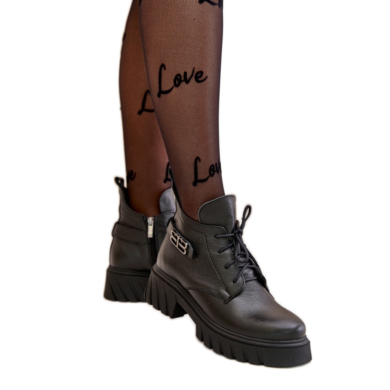 Step in style Boty Model Zazoo 60483 Black - Krok ve velkém stylu černá