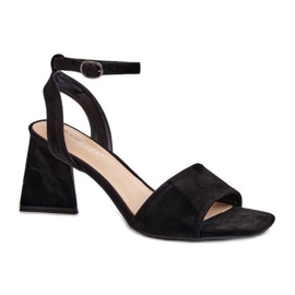 Step in style Sandály Model Upttima 17328 Black - Krok ve velkém stylu černý