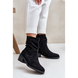 Step in style Boty Model Zinanya 1249 Black - Krok ve velkém stylu černý