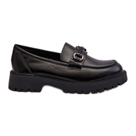 Step in style Mokasíny Model Ledda 62120 Black - Krok ve velkém stylu černý