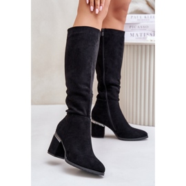 Step in style Boty Model Vinceza 16473 Black - Krok ve velkém stylu černá