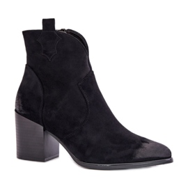Step in style Boty Model Vinceza 58345 Black - Krok ve velkém stylu černý