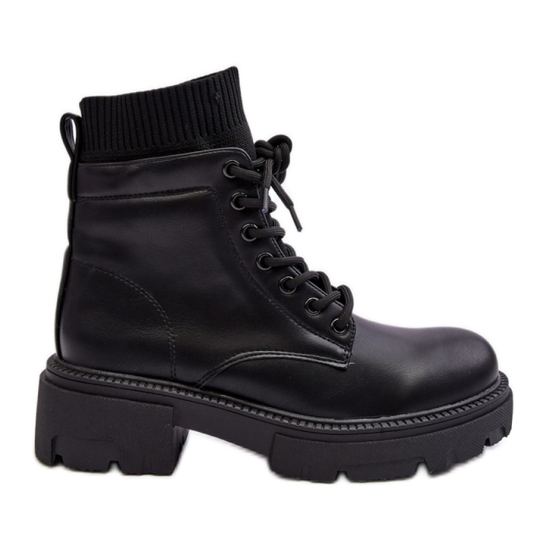 Step in style Boty Model Rivella BM25 Black - Krok ve stylu černá