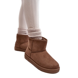 Step in style Sněhule Model Big Star MM274161 Hnědá - Krok ve stylu hnědý Step in style Sněhule Model Big Star MM274161 Hnědá - Krok ve stylu hnědý