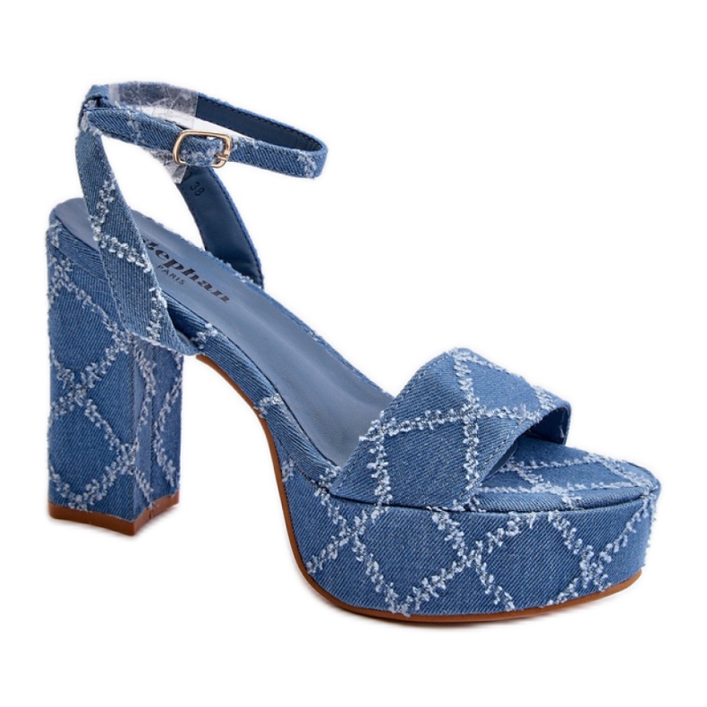 Sandály Model Acrana JA-49 Blue - Step in style modrý
