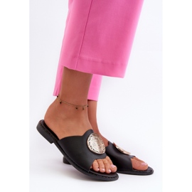 Step in style Sandálové žabky Model Rivashea KK-730 Black - Krok ve stylu černý