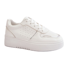 Step in style Sportovní obuv Model Mistra MS3107 White/Silver - Krok ve stylu bílý Step in style Sportovní obuv Model Mistra MS3107 White/Silver - Krok ve stylu bílý