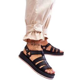 Veganské sandály Zaxy Black černý