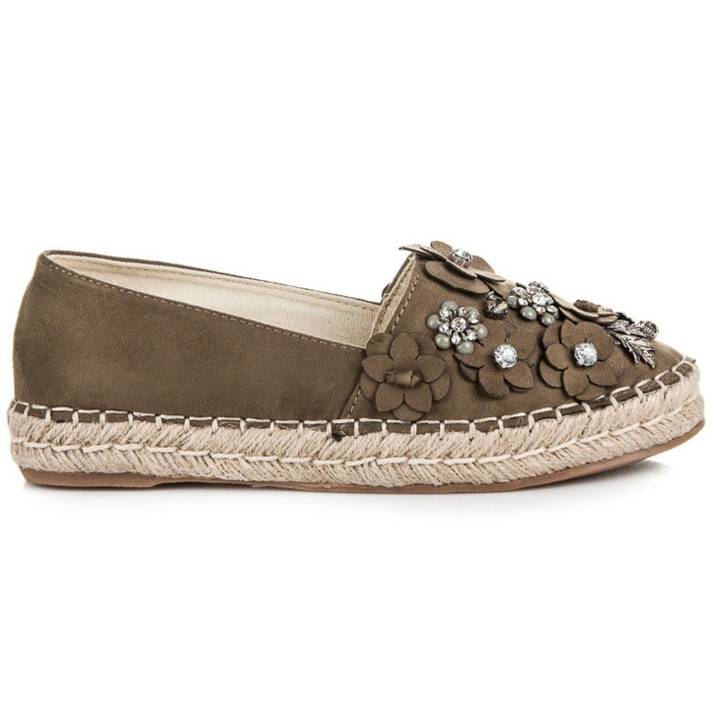 Marquiz Nazouvací polobotky s ozdobami zelená Marquiz Nazouvací polobotky s ozdobami zelená