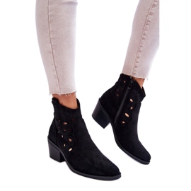 Step in style Boty Model S.Barski HY42-086 Black - Krok ve stylu černý