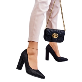 Step in style Lodičky Model Elmira R1D3226-47 Black - Krok ve velkém stylu černý