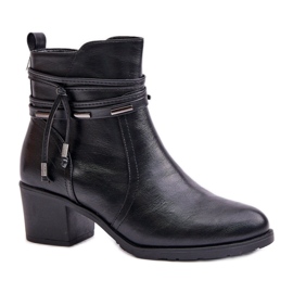 Boty Model Lobina ASA128-37 Black - Step in style černý