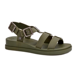 Step in style Sandály Model Zaxy NN285005 Zelené - Krok ve velkém stylu zelený