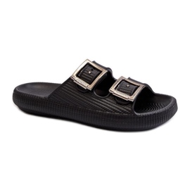 Step in style Sandálové žabky Model Zaxy LL285088 Black - Krok ve stylu černá Step in style Sandálové žabky Model Zaxy LL285088 Black - Krok ve stylu černá