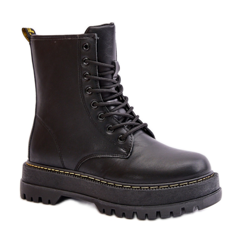 Step in style Workers Model Naleli 24BT26-7403 Black - Krok ve velkém stylu černá