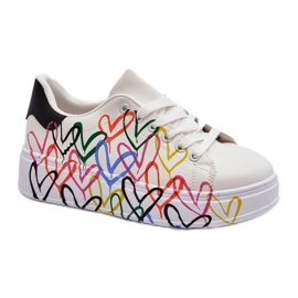 Step in style Sportovní obuv Model Claral LA263P White - Krok ve stylu bílý Step in style Sportovní obuv Model Claral LA263P White - Krok ve stylu bílý