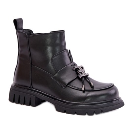 Step in style Boty Model Asperra 24BT15-7455 Black - Krok ve velkém stylu černý