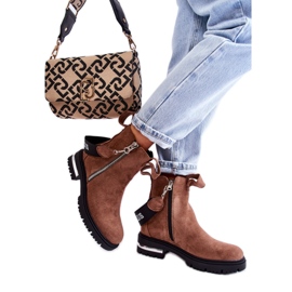 Step in style Boty Model Calvaro NC1279 Brown - Krok ve velkém stylu hnědý