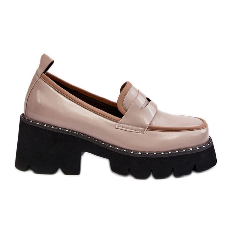 Step in style Mokasíny Model Da MR870-32 Beige - Krok ve velkém stylu béžový