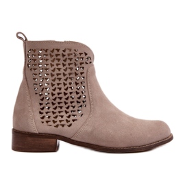 Step in style Boty Model Zazoo 2791/024 Béžová - Krok ve velkém stylu béžový