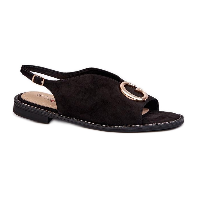 S. BARSKI Elegantní dámské sandály značky S.Barski černá