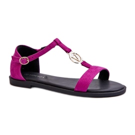 Sandály model Vinceza Fuchsia růžový