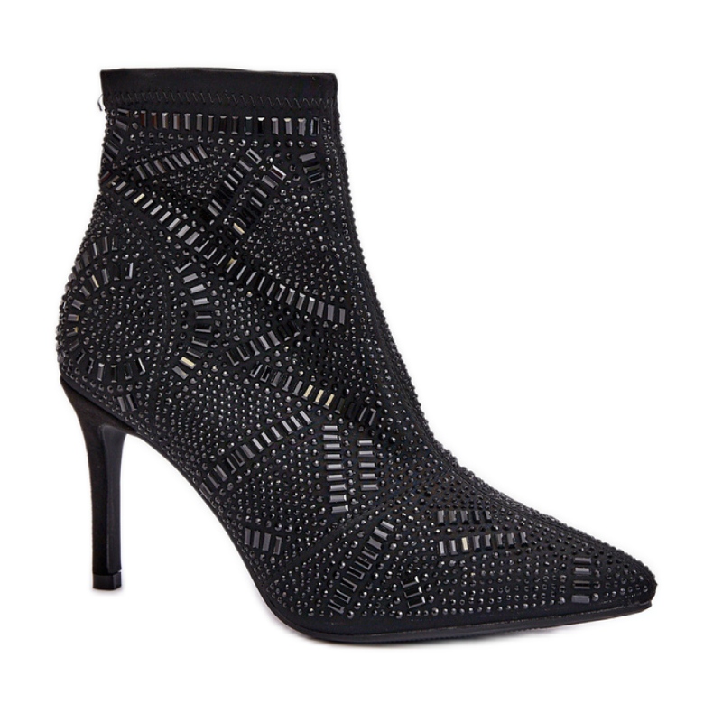 S.Barski HY42-161 Černé kozačky černá