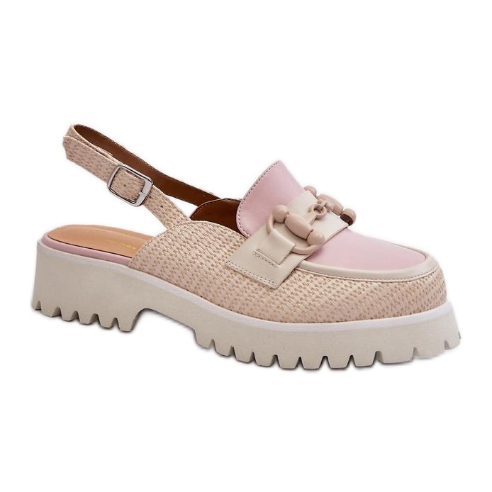 Step in style Sandály Model Da MR38-656 Beige - Krok ve velkém stylu béžový